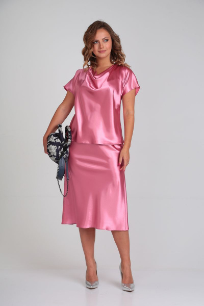 Блуза, юбка Anastasia 817 розовый - фото 8