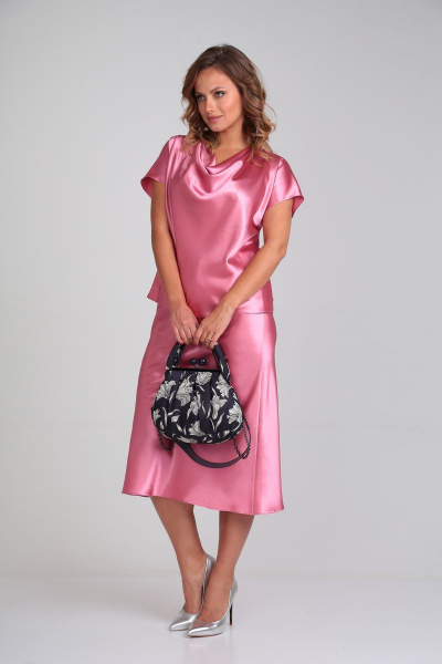 Блуза, юбка Anastasia 817 розовый - фото 3