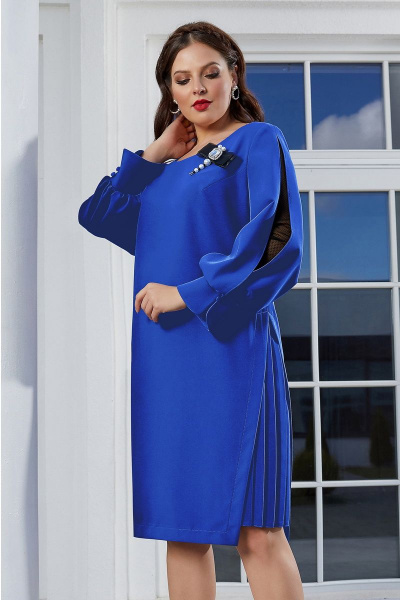 Платье Lissana 4615 синий - фото 6
