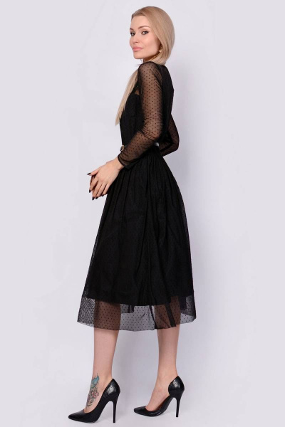 Платье PATRICIA by La Cafe C14696-1 черный - фото 2