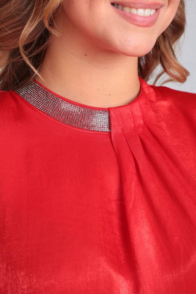 Блуза Таир-Гранд 62203 красный - фото 5
