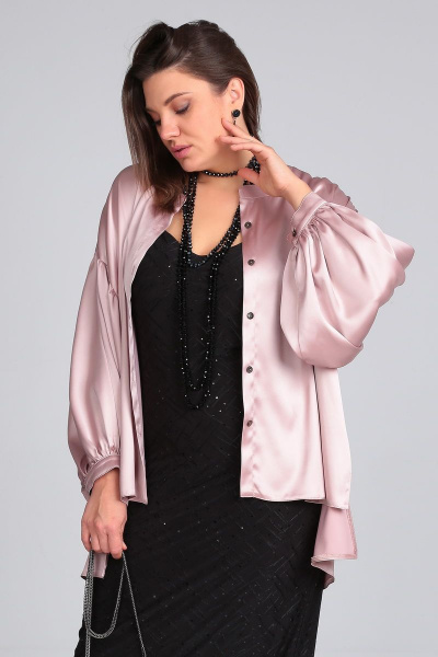 Блуза Lady Secret 0142 перламутрово-розовый - фото 10