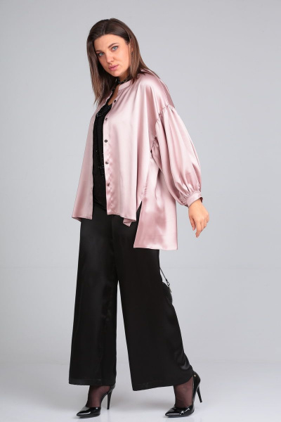 Блуза Lady Secret 0142 перламутрово-розовый - фото 4