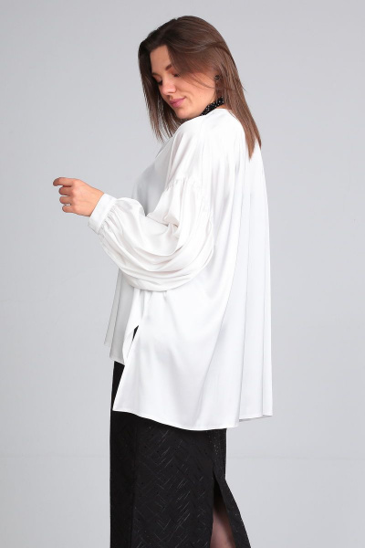 Блуза, платье Lady Secret 3716 белый-черный - фото 3