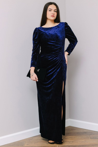 Платье MadameRita 1290 синий - фото 1