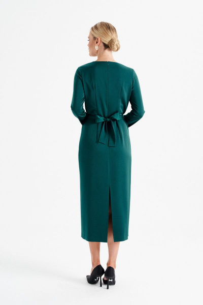 Платье Prestige 4633 темно-зеленый - фото 4