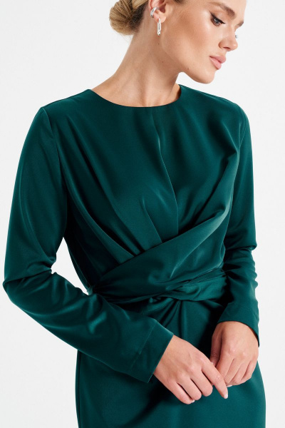 Платье Prestige 4633 темно-зеленый - фото 3