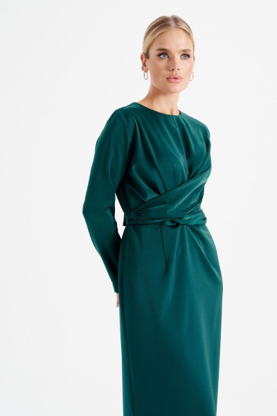 Платье Prestige 4633 темно-зеленый - фото 2