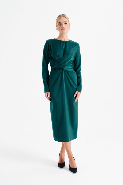 Платье Prestige 4633 темно-зеленый - фото 1