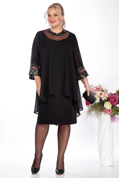 Платье Aira Style 965 черный - фото 3