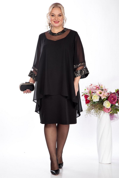 Платье Aira Style 965 черный - фото 1