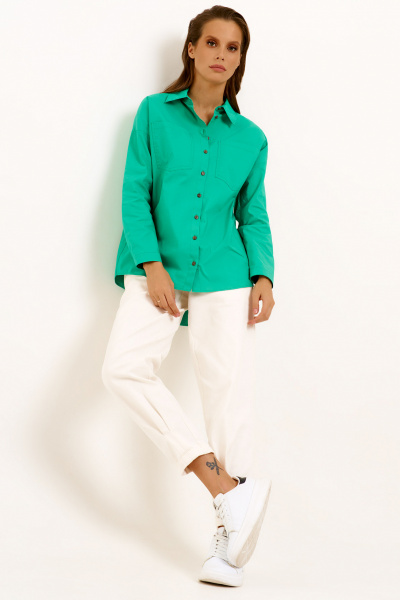 Блуза Панда 131840w зеленый - фото 2