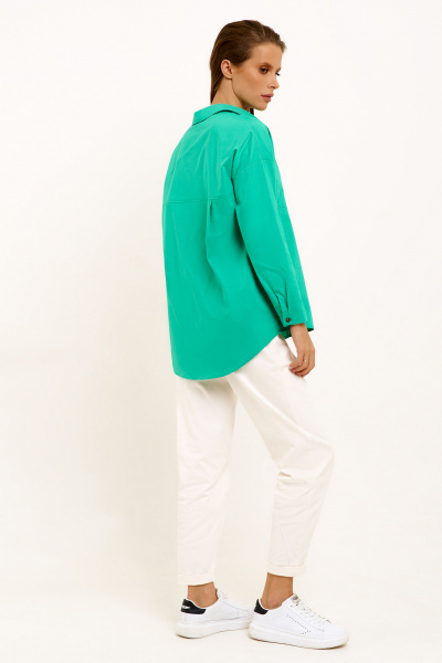 Блуза Панда 131840w зеленый - фото 3