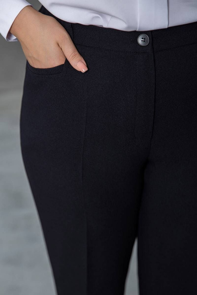 Блуза, брюки, жилет Daloria 9180 черный - фото 5