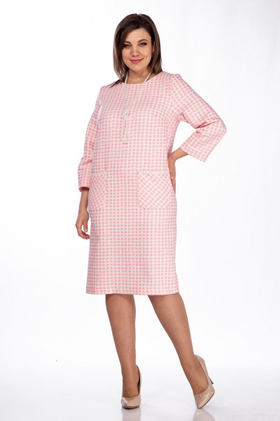 Платье Michel chic 2114 розовый - фото 5