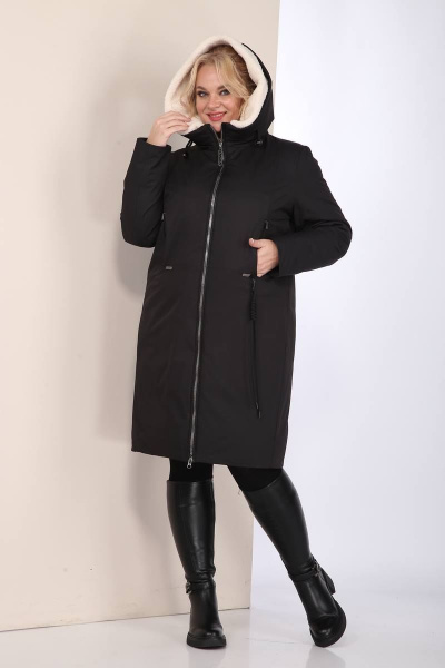 Пальто Shetti 2102 черный - фото 4