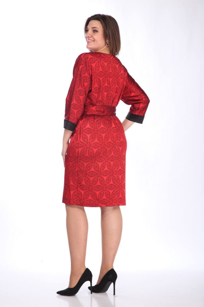 Платье Lady Style Classic 2676/3 красные_тона - фото 4