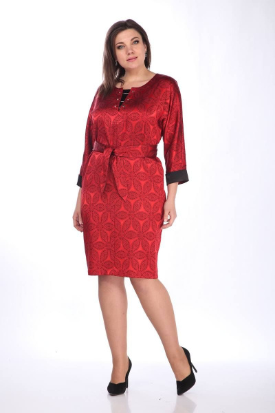 Платье Lady Style Classic 2676/3 красные_тона - фото 1