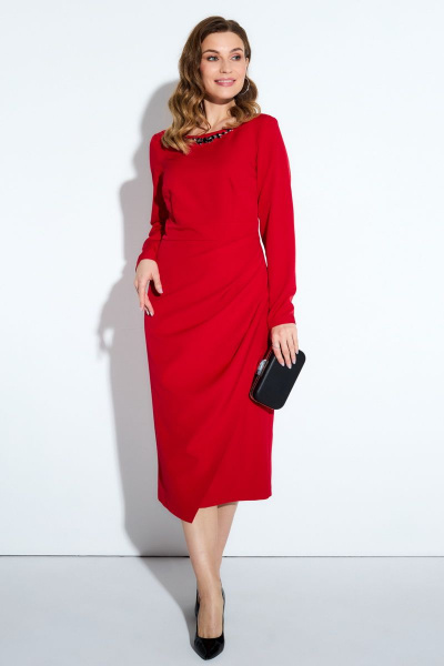 Платье TEZA 4198 красный - фото 2