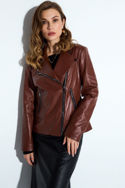 Куртка TEZA 4201 коричневый - фото 1