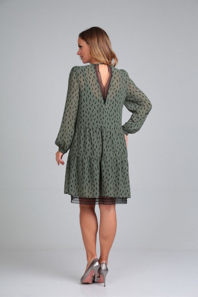 Платье Милора-стиль 1035 зеленый - фото 2