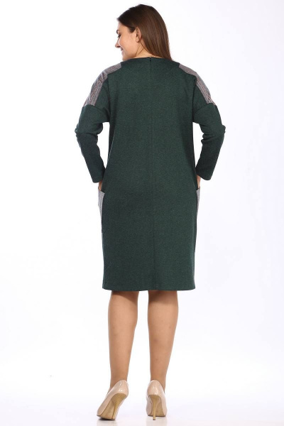 Платье Lady Style Classic 1473/3 зеленые_тона - фото 3