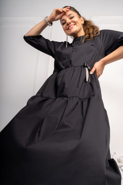 Платье Andina 812 черный - фото 16