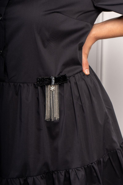 Платье Andina 812 черный - фото 11