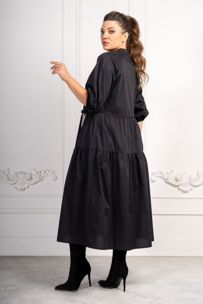 Платье Andina 812 черный - фото 3