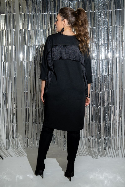 Платье Andina 813 черный - фото 15