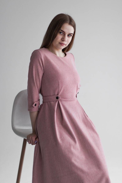 Платье Mita ЖМ1161 розовый - фото 3