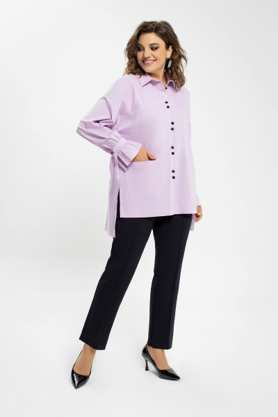 Блуза JeRusi 2080 лиловый - фото 3