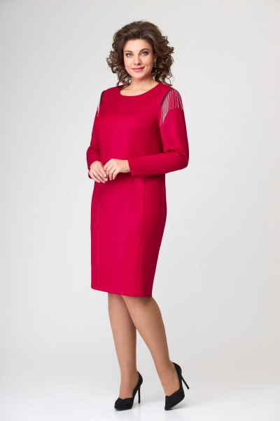 Платье БагираАнТа 838 красный - фото 1