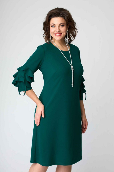 Платье Асолия 2590 зелёный - фото 4