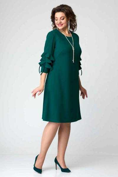 Платье Асолия 2590 зелёный - фото 1