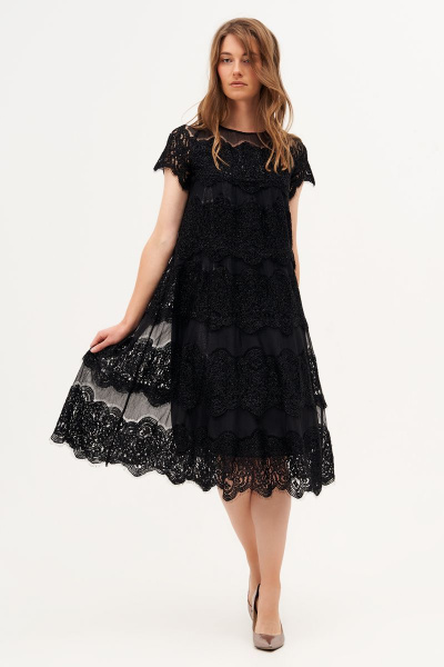 Платье Condra 4255 черный - фото 3