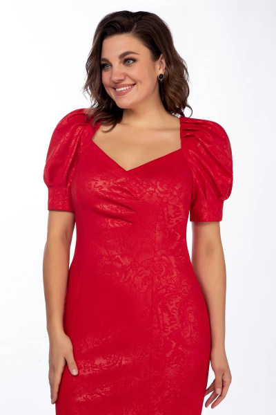 Платье LaKona 11474 красный - фото 2