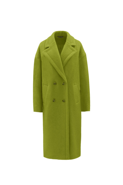 Пальто Elema 1-12048-2-164 зелёный - фото 1