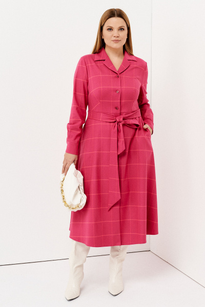 Платье Панда 120280w розовый - фото 1