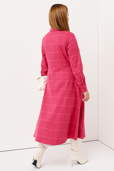 Платье Панда 120280w розовый - фото 4