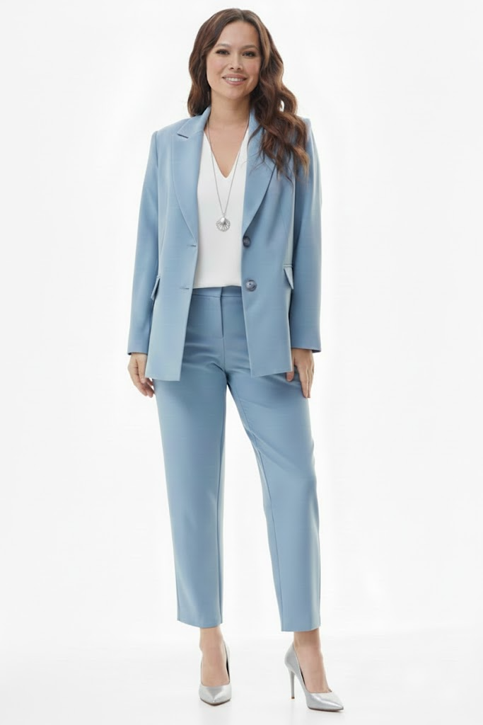 Костюм: Магия моды 2210 серо-голубой