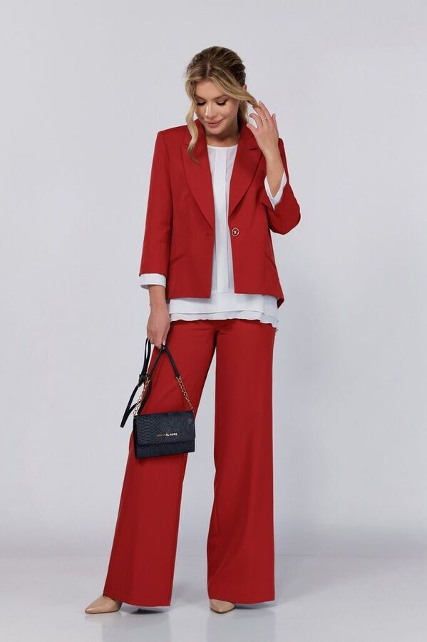 Костюм: DOGGI 2904 красный_молочный