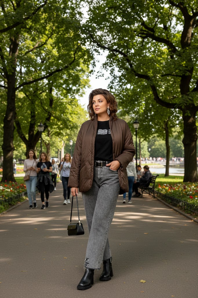 Куртка: Lady Secret 6364 шоколадный