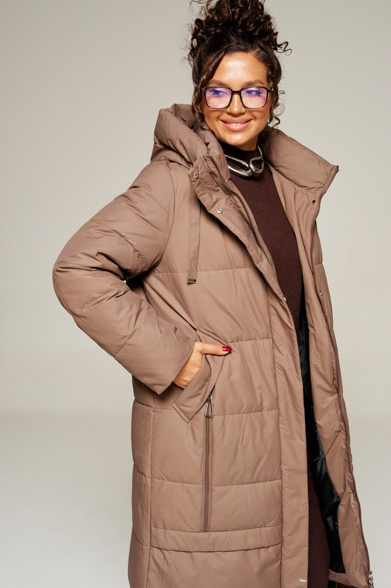 Пальто: Beautiful&Free 8022 какао