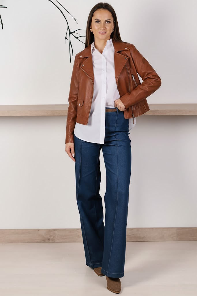 Брюки: MONA STYLE 24046 синий