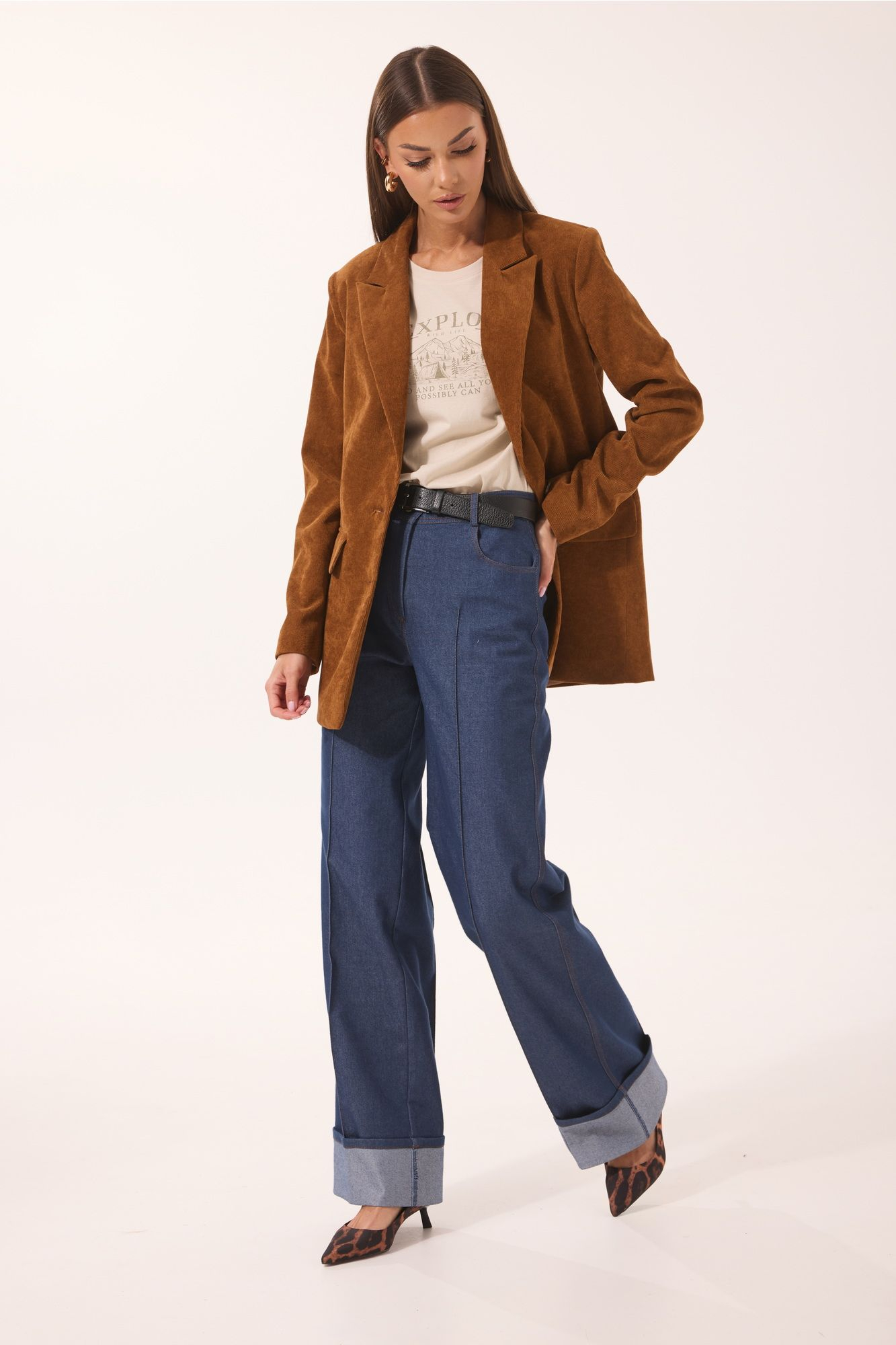 Брюки: N.O.W. 1607 синий