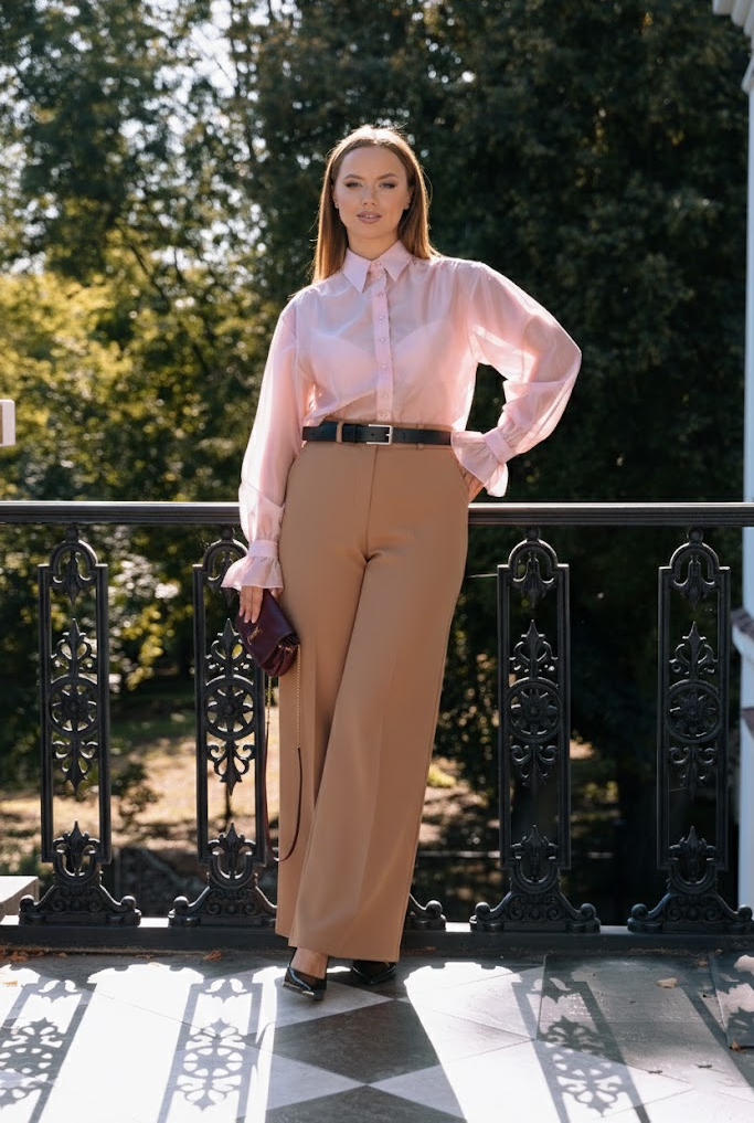 Блузка: Marshop М204 розовый