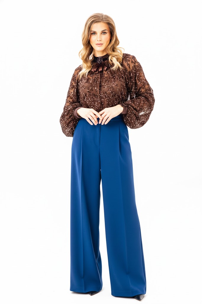 Блузка: EOLA 3023 шоколад