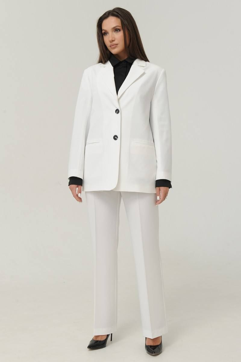 Костюм из жакета и брюк: Ma Сherie 3010 молочный