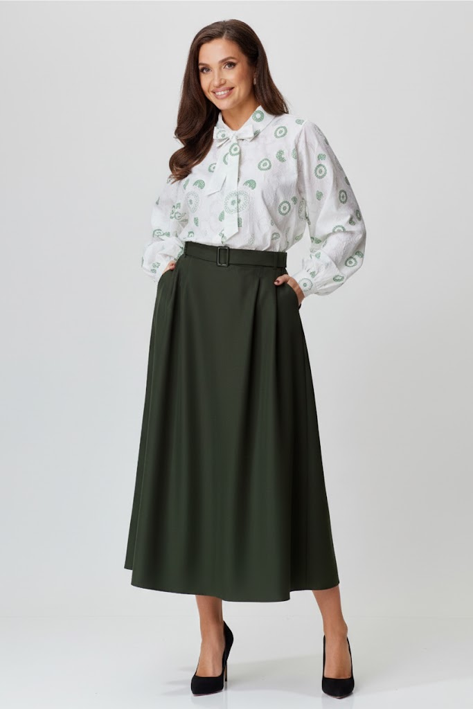 Блуза: Andina city 5020-24 белый